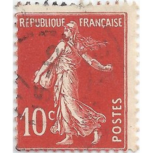 Timbre N°138 Oblitérée De 1907.