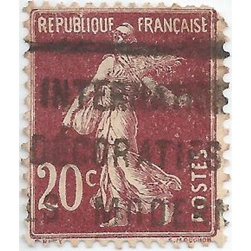 Timbre N°139 Oblitérée De 1907.