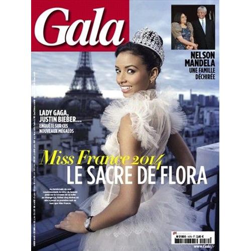 Gala 001070 : Miss France 2014 (Flora Coquerel)/Nelson Mandela/Claude Chirac/Fauve Hautot