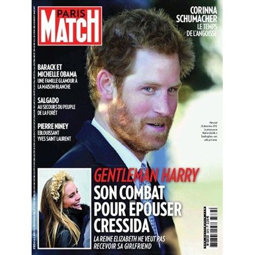 Paris Match 003373 : Prince Harry & Cressida Bonas/Barack & Michelle Obama/Schumacher/Pierre Niney