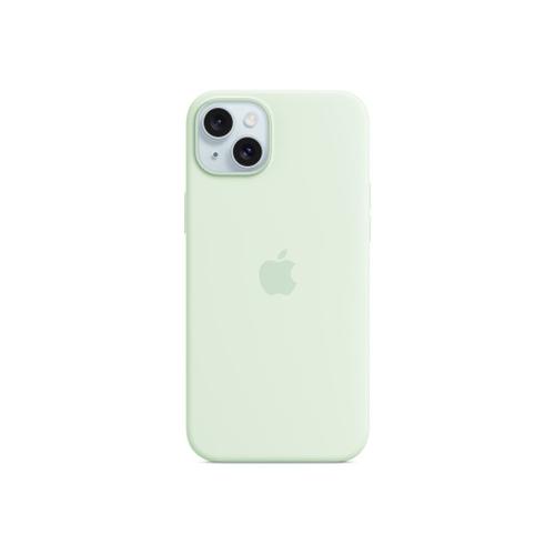 Apple - Coque De Protection Pour Téléphone Portable - Compatibilité Avec Magsafe - Silicone - Menthe Douce - Pour Iphone 15 Plus