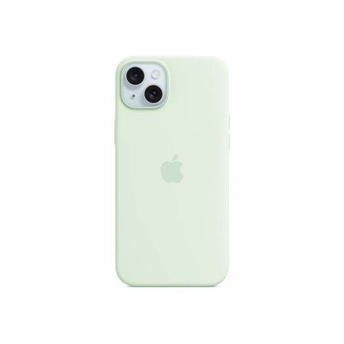 Apple - Coque De Protection Pour Téléphone Portable - Compatibilité Avec Magsafe - Silicone - Menthe Douce - Pour Iphone 15 Plus