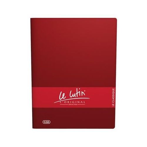 Elba Protège-Documents "Le Lutin" Pvc 30 Pochettes Bordeaux