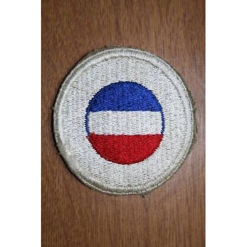 Insigne Tissu Originale D' Epaule Des Reservistes Du Grand Quartier General (Ghq Reserve) Des Forces Us  Ww2
