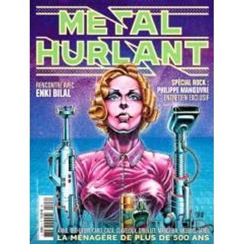 Metal Hurlant Magazine 8 Rencontre Avec Enki Bilal / Special Rock Philippe Manoeuvre