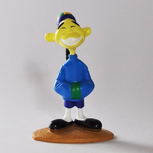 Lucky Luke  - Le Teinturier Chinois -  Figurine En Résine, Hauteur 9 Cm
