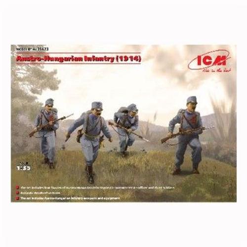 Figurines Militaires Infanterie Austro-Hongroise 1ère Guerre Mondiale Et 4 Figurines