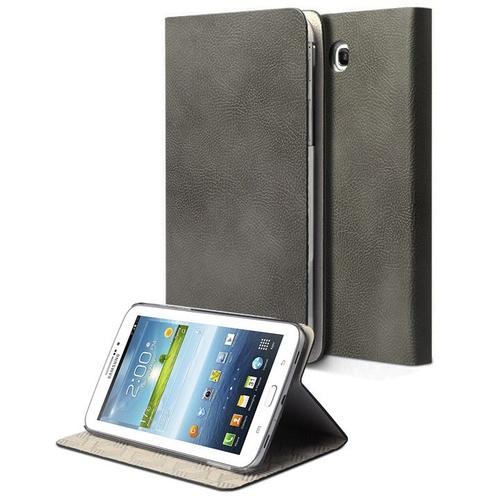 Etui Zenus Gris Fonction Stand Tab 3 7.0 Masstige E-Stand Diary