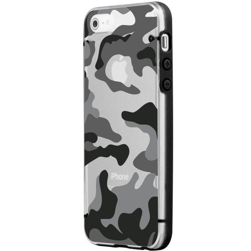 Coque Arrière Plexiarmy Pour Iphone 5 Et 5s Noire