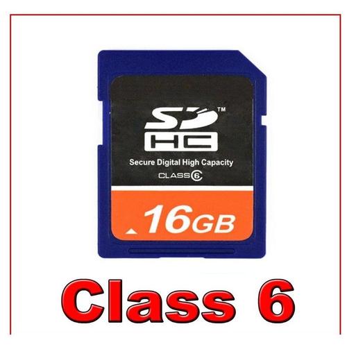 16 Go SD HC 16 Go Class 6 Carte mémoire Secure Digital