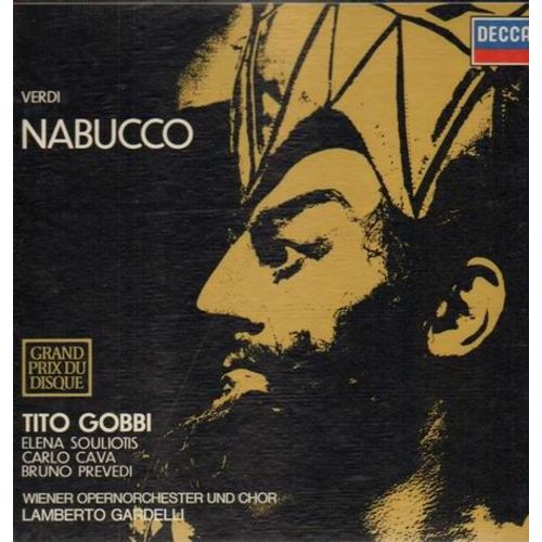 Nabucco,, Wiener Opernorch Und Chor, Gardelli, Gobbi, Souliotis, Cava, Prevedi