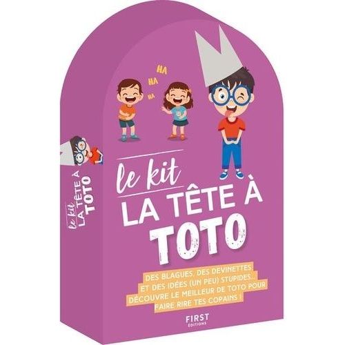 Le Kit La Tête À Toto - Coffret En 5 Volumes : Toto À L'école - Toto En Famille - Les Devinettes De Toto - Les Farces De Toto - Les Blagues Que Je Ne Veux Pas Oublier, Mes Meilleures Bêtises