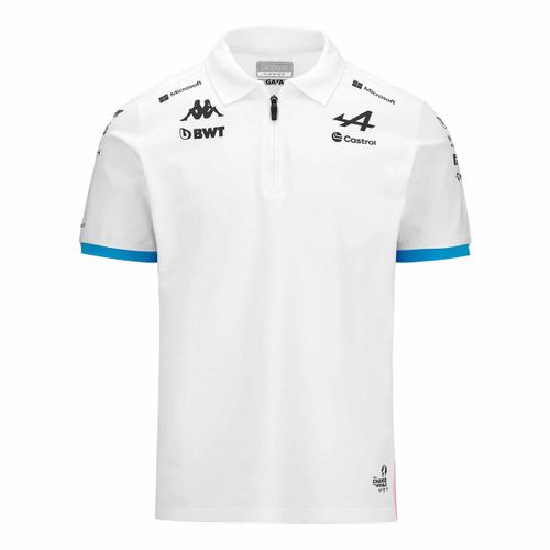 Polo Adrem Bwt Alpine F1 Team Homme Noir Bleu Rose