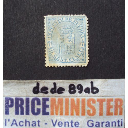 Espagne..  10 Cent. Peseta . Impuesto De Guerra . Timbre Taxe De Guerre . Oblitéré.