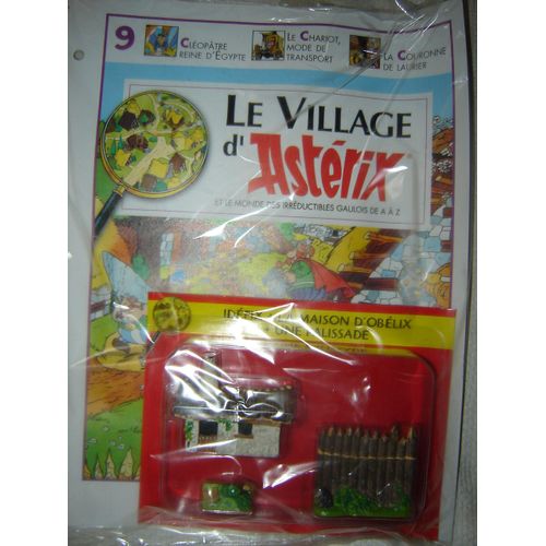 Le Village Asterix Edition Atlas N° 9 : Idefix + Maison Obelix + Palissade-Atlas