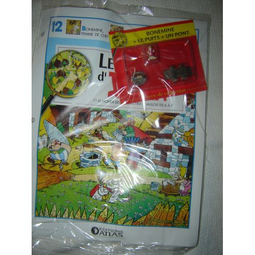Le Village Asterix Edition Atlas N° 12 : Bonemine + Puits + Pont-Atlas
