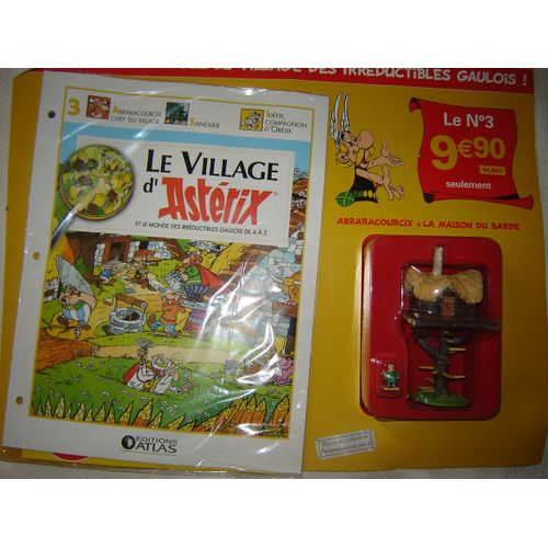 Le Village Asterix Edition Atlas N° 3 : Abraracourcix + La Maison Du Barde-Atlas