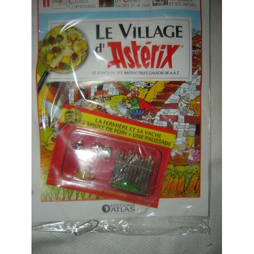 Le Village Asterix Edition Atlas N° 11 : Fermiere + Vache + Meule + Palissade-Atlas