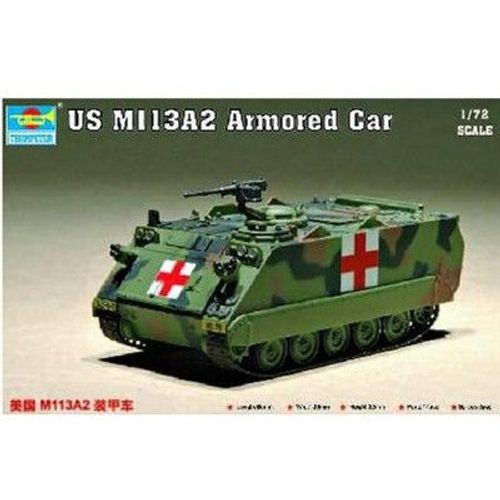 Maquette Char : Us M 113a2 Véhicule Blindé-Trumpeter