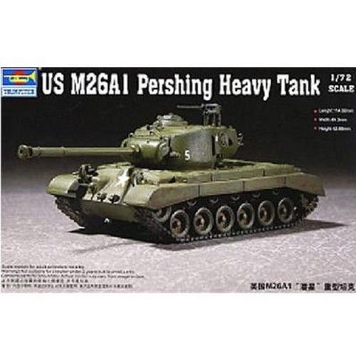 Maquette Char : Us M26a1 Pershing 1950-Trumpeter