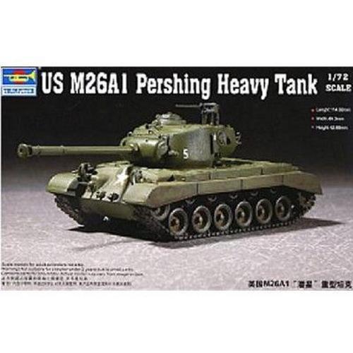 Maquette Char : Us M26a1 Pershing 1950-Trumpeter