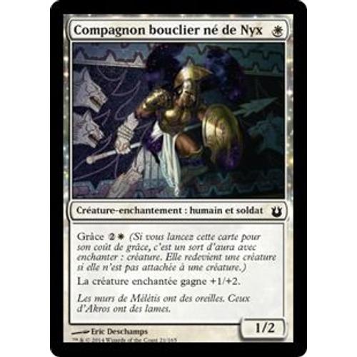 Compagnon Bouclier Né De Nyx 21 Magic Mtg Créations Divines Vf