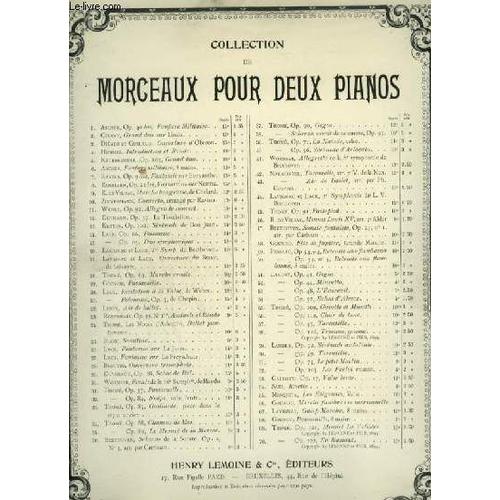 Echos D'alsace - Pour 2 Pianos.