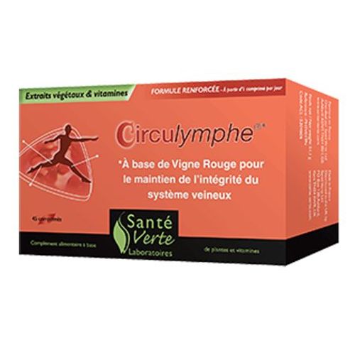 Sante Verte Circulymphe - Circulation Des Jambes - 60 Comprimés 