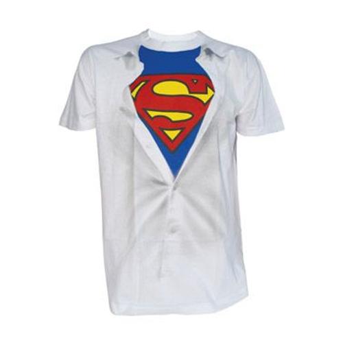 Superman T-Shirt White Logo