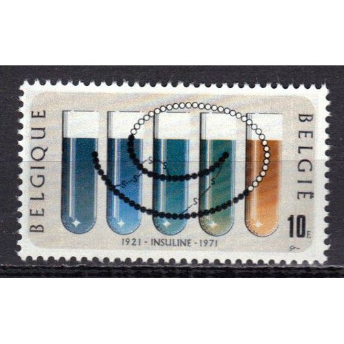Belgique 1971 : 50è Anniversaire De La Découverte De L'insuline - Timbre Neuf **