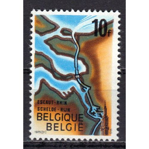 Belgique 1975 : Ouverture De La Nouvelle Liaison Escaut-Rhin - Timbre Neuf **