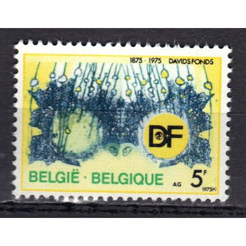 Belgique 1975 : Centenaire De Davidsfonds, Association Pour La Connaissance De L'ethnie Flamande Et Son Amélioration - Timbre 5 F. Neuf **