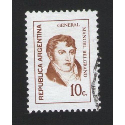 Argentine Oblitéré Used Stamp Général Manuel Belgrano 10c