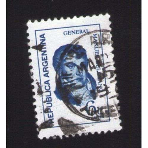 Argentine Oblitéré Used Stamp Général Manuel Belgrano 6c