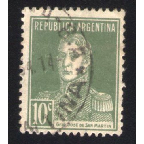 Argentine Oblitéré Used Stamp Général José De San Martin 10c