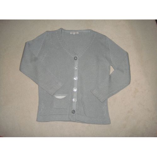 Gilet En V Gris Clair Scottage - Taille 2