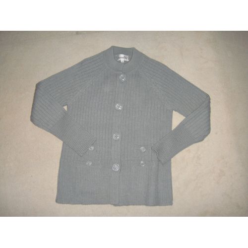 Gilet Femme Côtelé Gris Antonelle - Taille 1