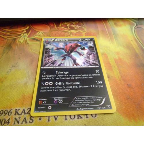 Carte Pokemon Francaise Holographique Serie Xy Zoroark 73/146