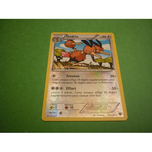 carte pokemon francaise reverse serie xy dodrio 99/146
