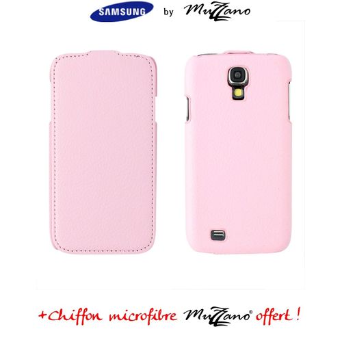 Coque Rigide Rose Avec Rabat "Open Flip" Originale De Muzzano Pour Samsung Galaxy Note 2