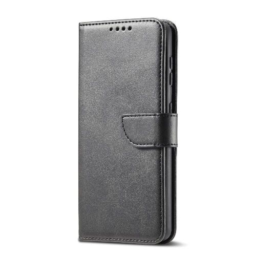 Étui Pour Samsung Galaxy Note8 Protection Complète Avec Porte-Cartes Kickstand Fibre De Carbone Magnétique Insertion De Carte Coque En Cuir Folio Flip - Noir