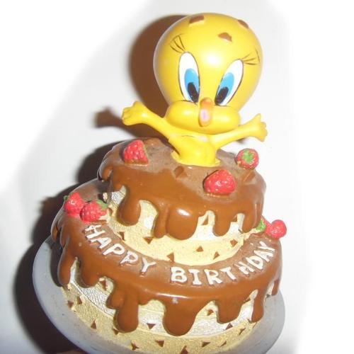 Tirelire Happy Birthday Titi Gateau Bon Et Joyeux Anniversaire Cake Style Warner Bros Tire Lire Chuck Jones Looney Tunes Sans Gros Minet Rakuten