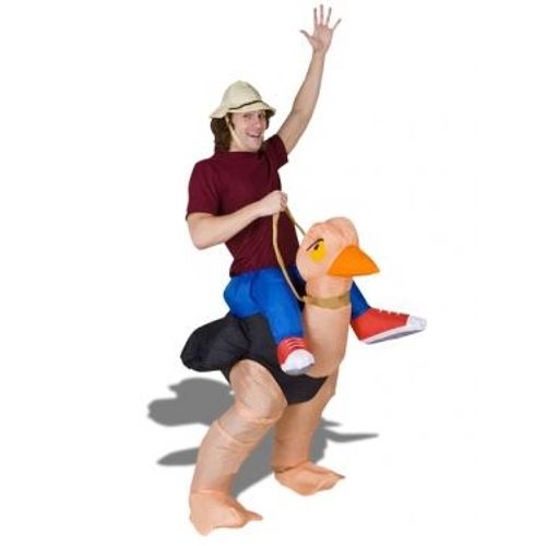 Costume Aventurier À Dos D'autruche Gonflable Déguisement
