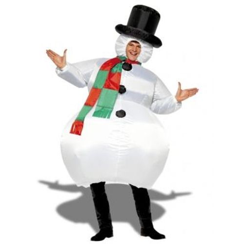 Costume Bonhomme De Neige Gonflable Costume Avec Chapeau