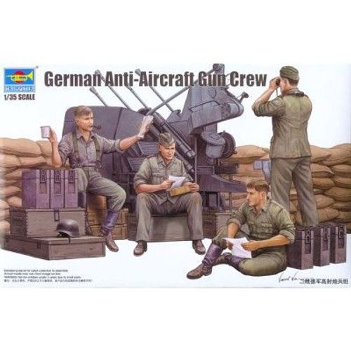 Figurines 2ème Guerre Mondiale : Artilleurs Anti-Aériens Allemands