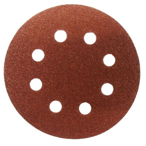 Disque corindon perforé 8 trous auto agrippant norton (115 - 50 - 6)