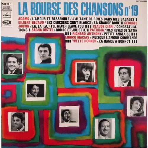 La Bourse Des Chansons Pathé Marconi N° 19