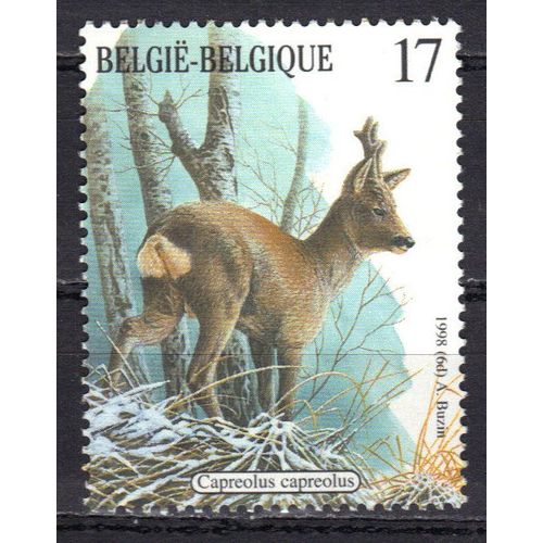 Belgique 1998 : Nature : Mammifère Des Ardennes : Chevreuil - Timbre 17 F. Neuf **