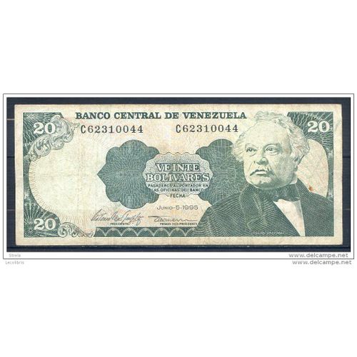 Venezuela 20 Bolivar 1995