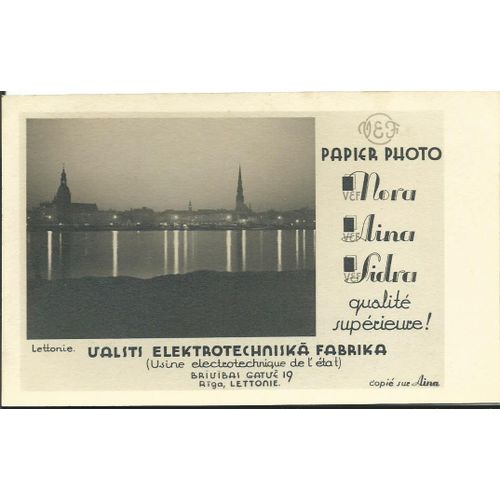 Papier Photo Valst Lettonie